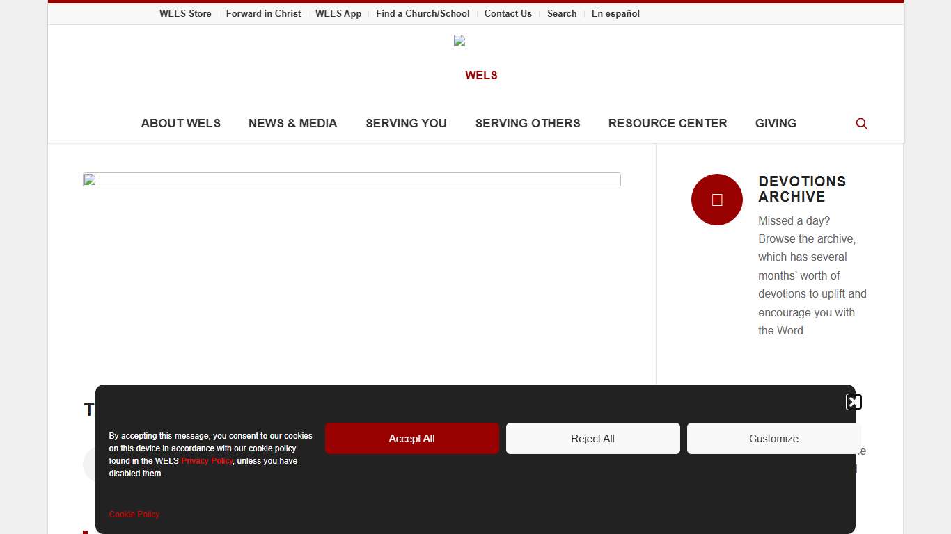 The Lamb of God Takes Away Our Sins – January 21, 2026 – WELS